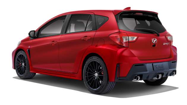 Perodua Myvi GR Corolla Style – widebody, 3 exhausts