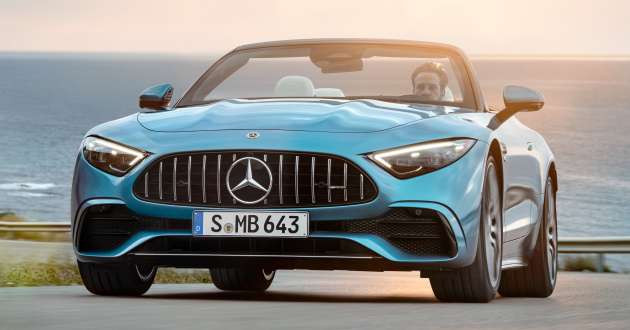 2022 Mercedes-AMG SL43 debuts with 381 PS, 480 Nm – 2.0L four-cylinder with F1-derived electric turbo