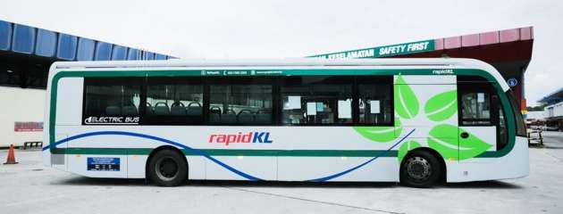 Rapid KL electric bus trial – EVs on 2 routes, 3 months