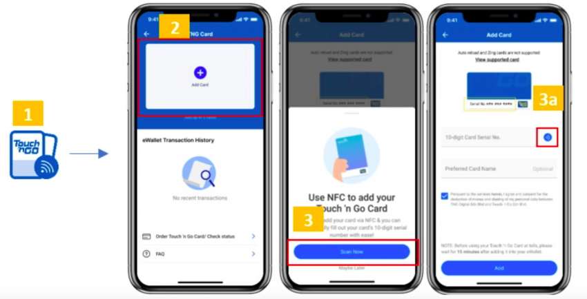 Enhanced Touch ‘n Go Card – new RM10 card allows phone NFC reloads; balance still separate from eWallet 1443470