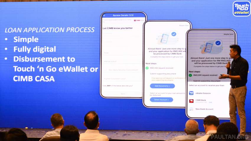 Touch ‘n Go GOpinjam launched in Malaysia – digital personal loans through eWallet app; backed by CIMB 1438863