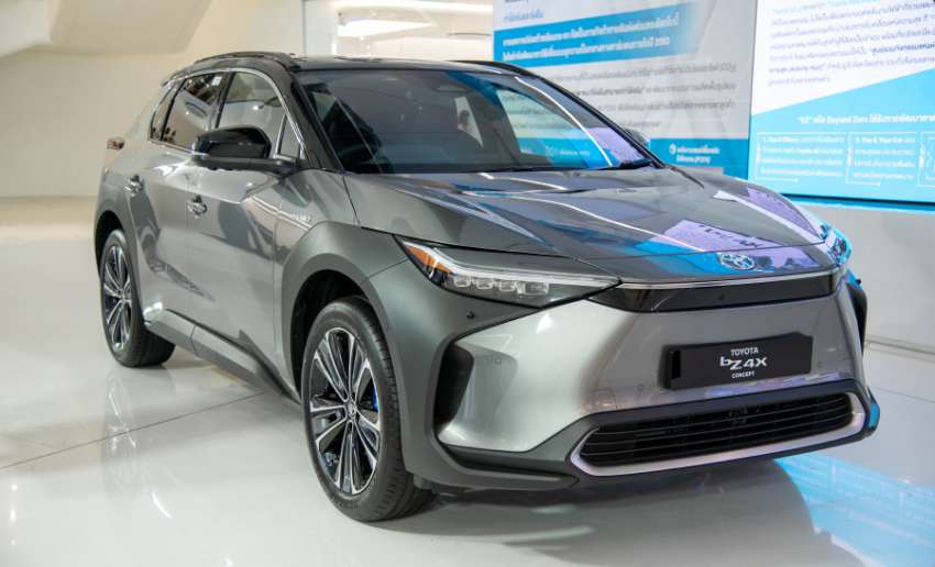 Toyota bZ4X electric SUV shown in Thailand in RHD form – on sale end-2022, to be priced under RM250k 1450557