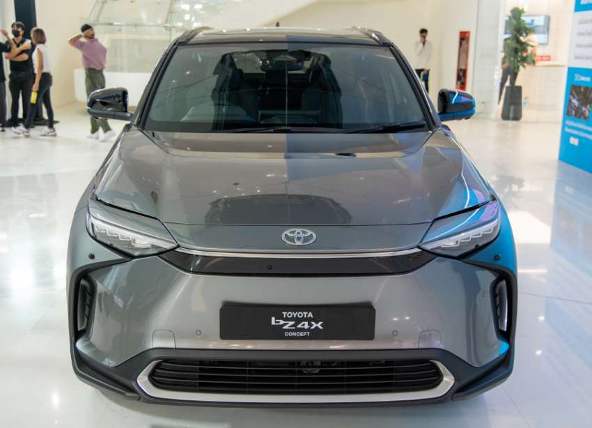 Toyota bZ4X electric SUV shown in Thailand in RHD form – on sale end-2022, to be priced under RM250k 1450573