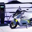 Yamaha E01 e-scooter on display in IIMS Indonesia