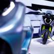 Yamaha E01 e-scooter on display in IIMS Indonesia