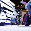 Yamaha E01 e-scooter on display in IIMS Indonesia