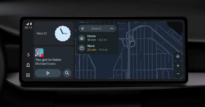 Google Android Auto gets major update – new look, features, split-screen mode; better screen support 1456028