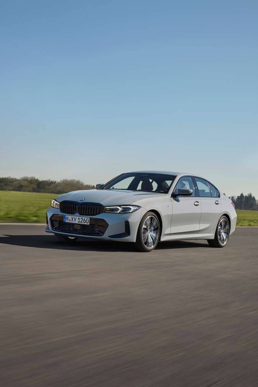 2022 BMW 3 Series facelift debuts – G20 LCI gets new headlamps, grille; widescreen display for interior 1455753