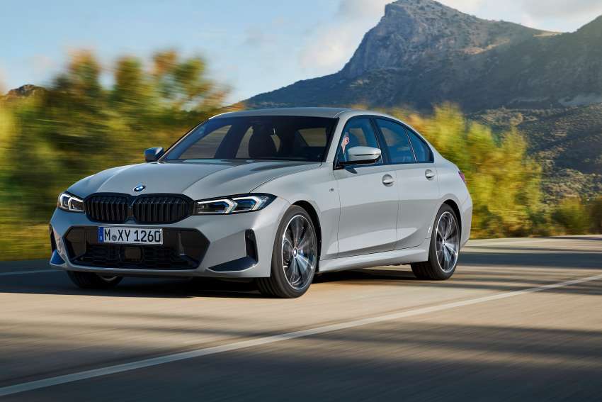2022 BMW 3 Series facelift debuts – G20 LCI gets new headlamps, grille; widescreen display for interior 1455716