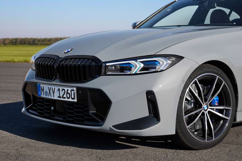 2022 BMW 3 Series facelift debuts – G20 LCI gets new headlamps, grille; widescreen display for interior 1455764