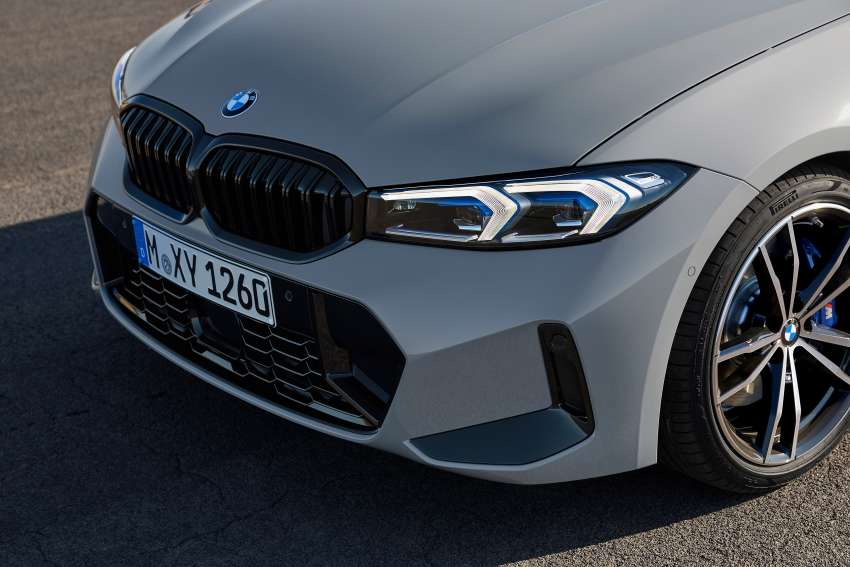2022 BMW 3 Series facelift debuts – G20 LCI gets new headlamps, grille; widescreen display for interior 1455766