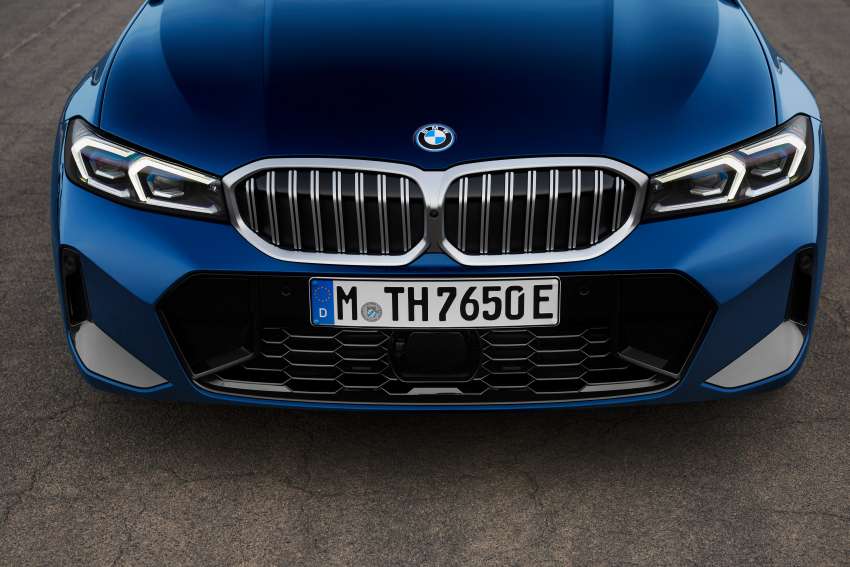 2022 BMW 3 Series facelift debuts – G20 LCI gets new headlamps, grille; widescreen display for interior 1455813