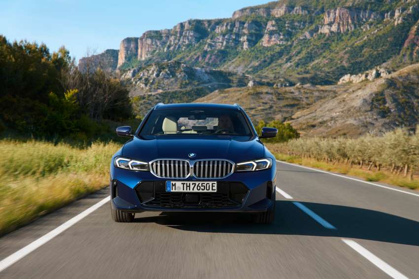 2022 BMW 3 Series facelift debuts – G20 LCI gets new headlamps, grille; widescreen display for interior 1455798