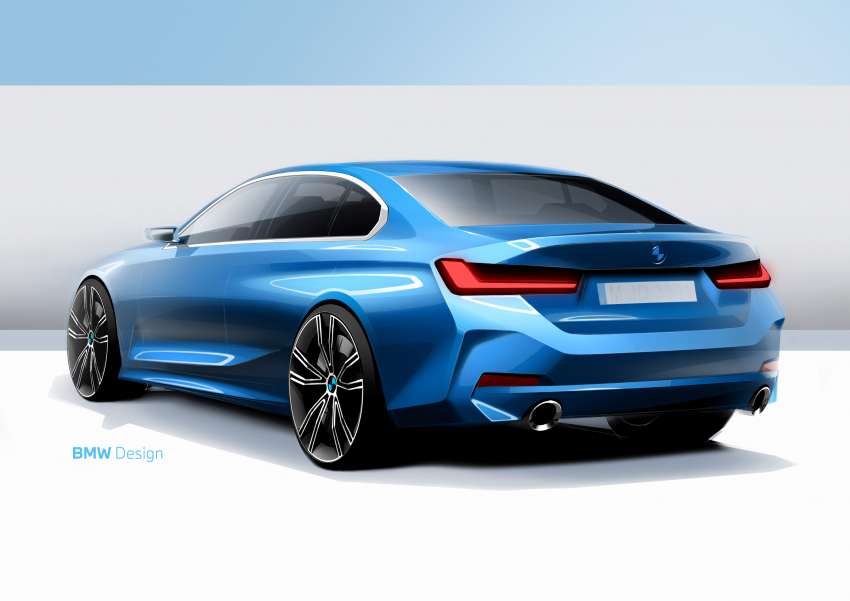 2022 BMW 3 Series facelift debuts – G20 LCI gets new headlamps, grille; widescreen display for interior 1455861
