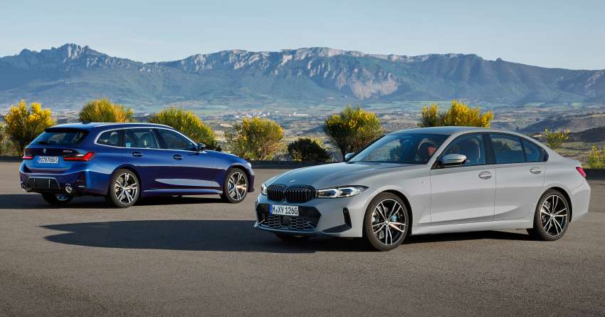 2022 BMW 3 Series facelift debuts – G20 LCI gets new headlamps, grille; widescreen display for interior 1455853