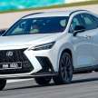 2022 Lexus NX SUV in Malaysia – full details and local specs, NX 250 Luxury, NX 350 F Sport, from RM371k