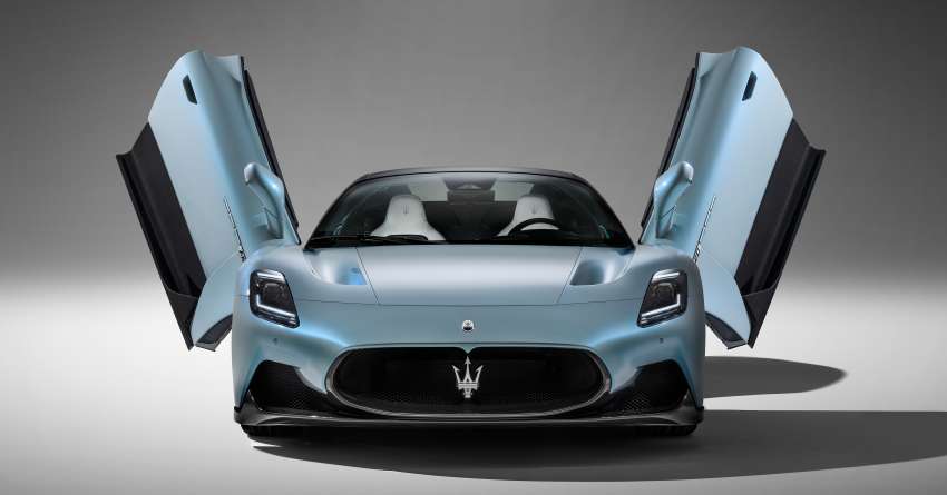 2022 Maserati MC20 Cielo debuts with electrochromic folding glass roof – only 65 kg heavier; 630 PS, 730 Nm 1460696