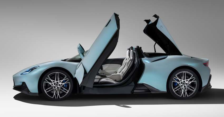2022 Maserati MC20 Cielo debuts with electrochromic folding glass roof – only 65 kg heavier; 630 PS, 730 Nm 1460685