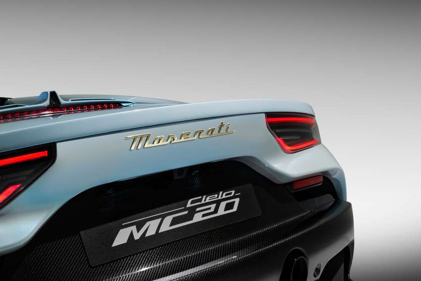 2022 Maserati MC20 Cielo debuts with electrochromic folding glass roof – only 65 kg heavier; 630 PS, 730 Nm 1460687
