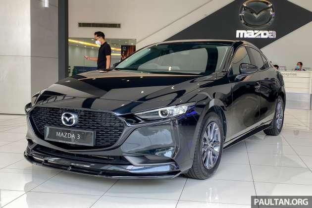 Mazda 3 2022 sedan dengan kit badan Mazdasports dipamerkan di Malaysia; bakal dijual tak lama lagi?