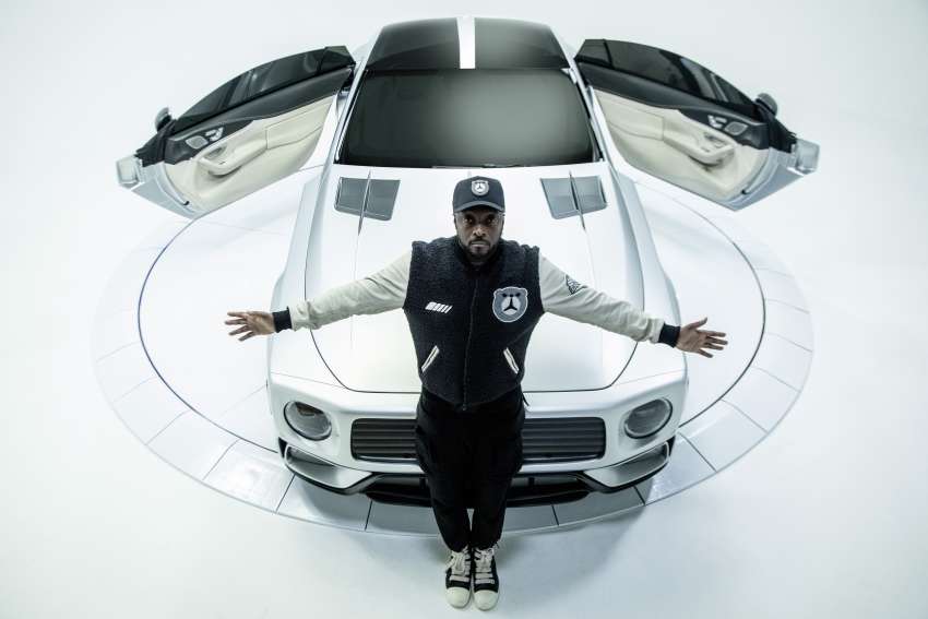 Mercedes-AMG, will.i.am unveil ‘The Flip’ – one-off modified GT 4-Door with G-Class face; suicide doors 1451533