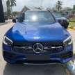 Mercedes-Benz GLC 2022 di M’sia -facelift X253 dapat warna baharu Spectral Blue, gantikan Cavansite Blue