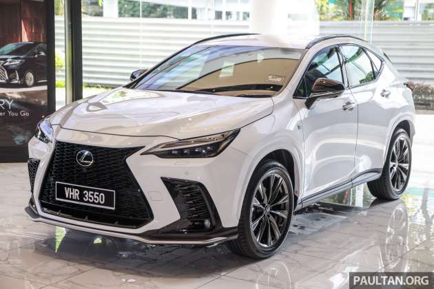 2022 Lexus NX 350 F Sport in Malaysia – live gallery of second-gen SUV; 2.4T with 275 hp, 430 Nm; RM389,888