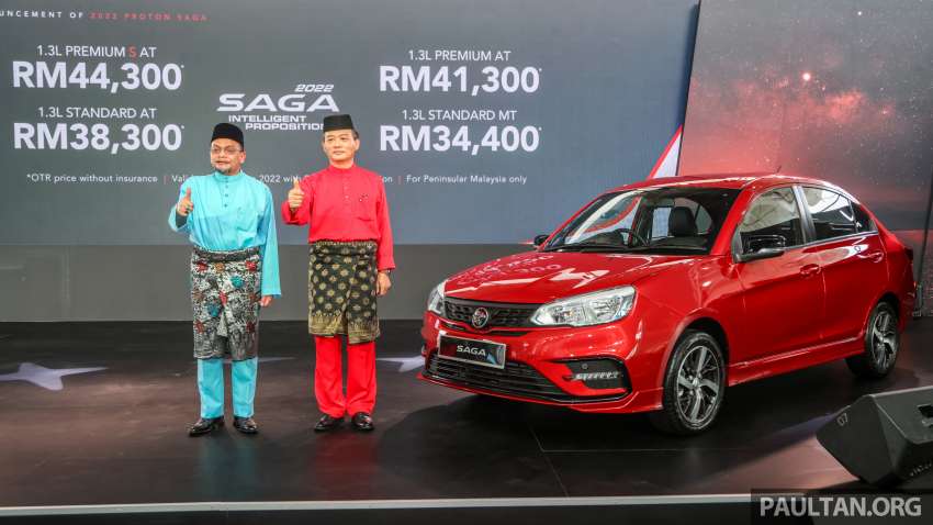 2022 Proton Saga MC2 facelift launched – Premium S variant, revised dash, ESC on Standard, from RM34.4k 1453926