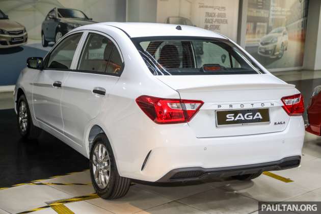 Proton Saga MC2 2022 kini tampil varian Standard Lite AT, RM38,300 – RM500 lebih murah dari Standard AT