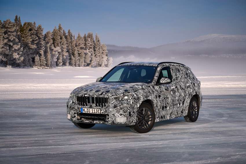 2023 BMW iX1 shown testing – EV version of next-gen X1 SUV with 438 km range; both to debut this year 1453553
