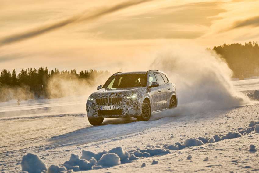 2023 BMW iX1 shown testing – EV version of next-gen X1 SUV with 438 km range; both to debut this year 1453567