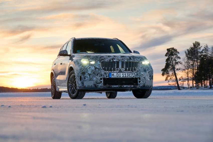 2023 BMW iX1 shown testing – EV version of next-gen X1 SUV with 438 km range; both to debut this year 1453572