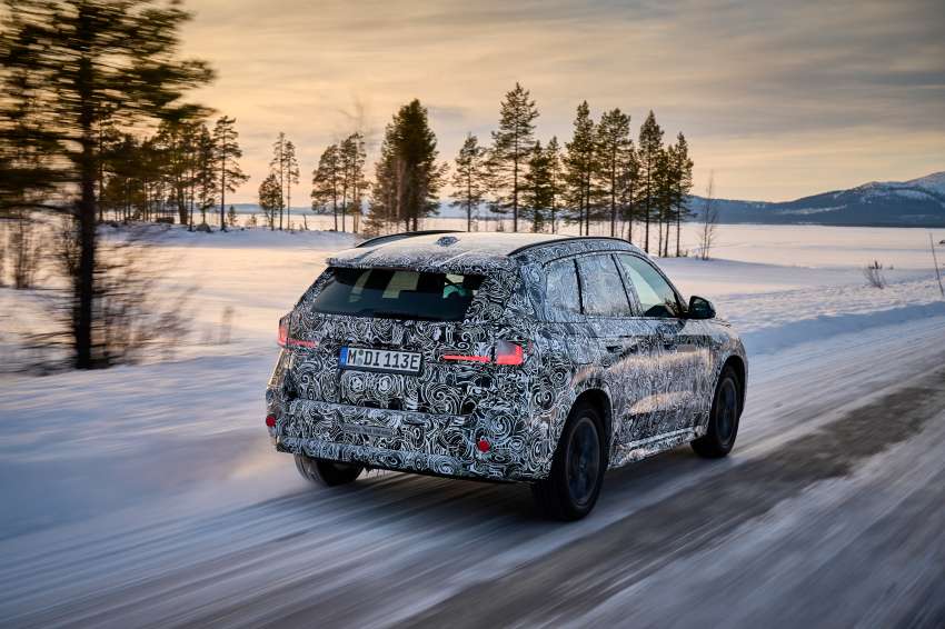 2023 BMW iX1 shown testing – EV version of next-gen X1 SUV with 438 km range; both to debut this year 1453538