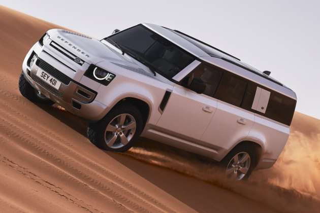 2023 Land Rover Defender 130 debuts – giant rugged SUV with seating for 8 adults; 340 mm longer than 110