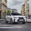 2023 Lexus UX facelift – UX 200 and UX 250h variants; no more Remote Touch interface, better body rigidity