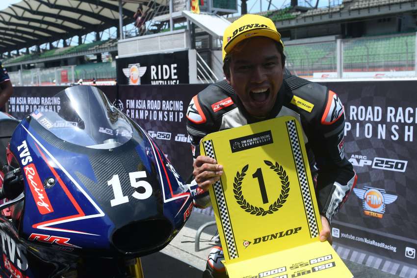 2022 ARRC: Malaysian Fitri tops TVS Asia series race 1461724