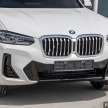 2022 BMW X3 xDrive30e M Sport facelift in Malaysia – new 292 PS PHEV with 50 km electric range, RM321k