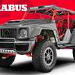 Brabus 900 Crawler is a mad 900 PS/1,050 Nm hardcore off-roader with a Mercedes G-Wagen face