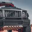 Brabus 900 Crawler is a mad 900 PS/1,050 Nm hardcore off-roader with a Mercedes G-Wagen face