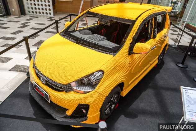 Perodua MyBi – replika saiz sebenar Myvi Extreme 1.5 guna 1.27 juta bongkah Lego, 2 bulan untuk disiapkan!
