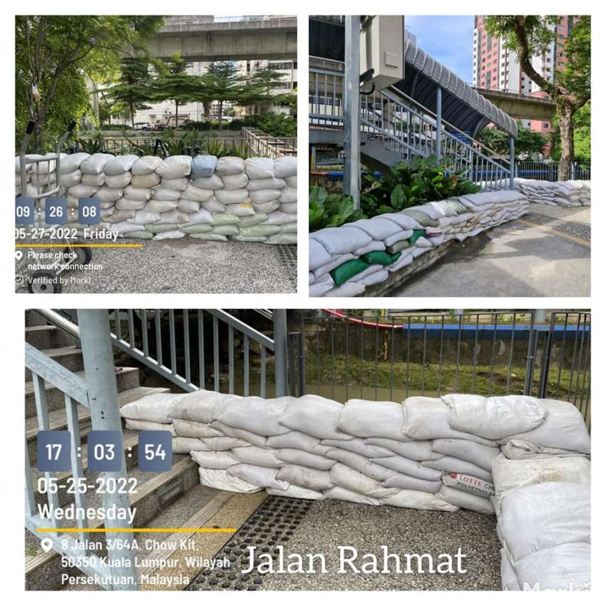 DBKL deploys water pumps, sandbags at flash flood hotspots across the city – temporary measures 1460948