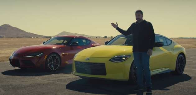 VIDEO: Toyota GR Supra A90 vs. Nissan Z 2023 – yang mana kena tapau dalam perlumbaan drag 402 meter?