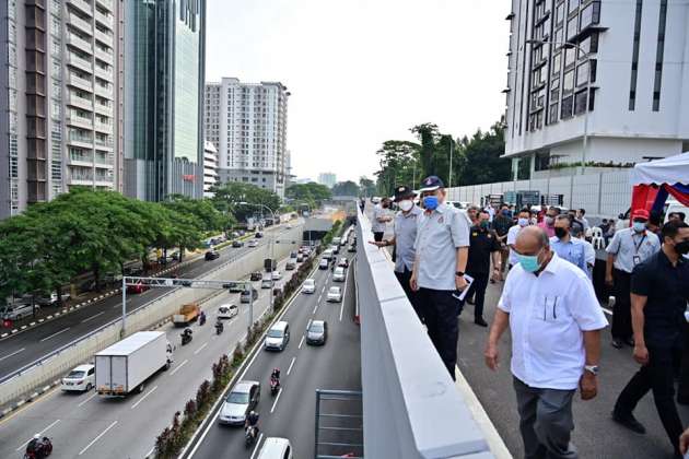 Jejambat Jalan Tun Razak ke Bulatan Kampung Pandan dan MEX kini dibuka untuk laluan trafik