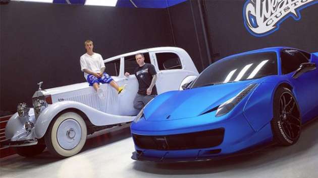 Ferrari blacklists Justin Bieber for violating ownership terms – singer resprayed, then auctioned his 458 Italia