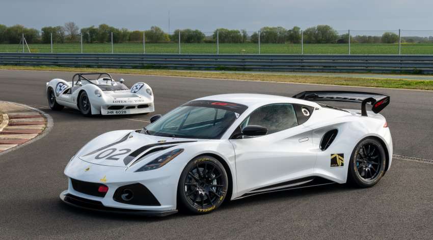 Lotus Emira GT4 race car launched at Hethel test track 1451500