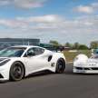 Lotus Emira GT4 race car launched at Hethel test track