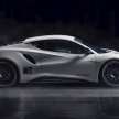 Lotus Emira GT4 race car launched at Hethel test track