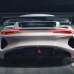 Lotus Emira GT4 race car launched at Hethel test track
