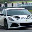 Lotus Emira GT4 race car launched at Hethel test track