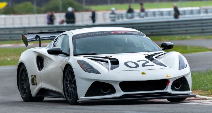Lotus Emira GT4 race car launched at Hethel test track 1451493